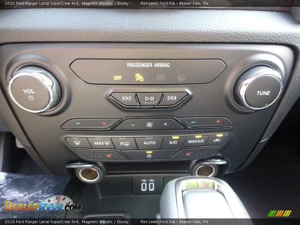 2019 Ford Ranger Lariat SuperCrew 4x4 Magnetic Metallic / Ebony Photo #19