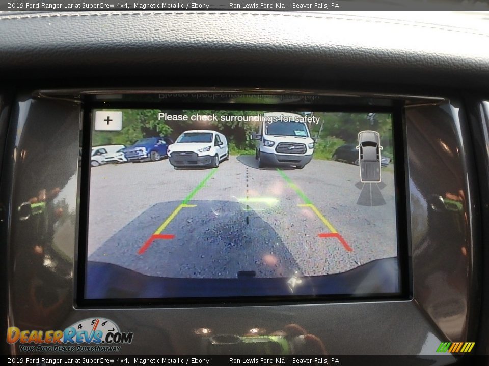 2019 Ford Ranger Lariat SuperCrew 4x4 Magnetic Metallic / Ebony Photo #20
