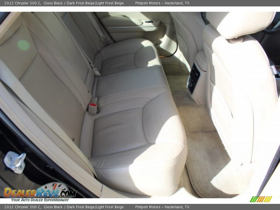 2012 Chrysler 300 C Gloss Black / Dark Frost Beige/Light Frost Beige Photo #26