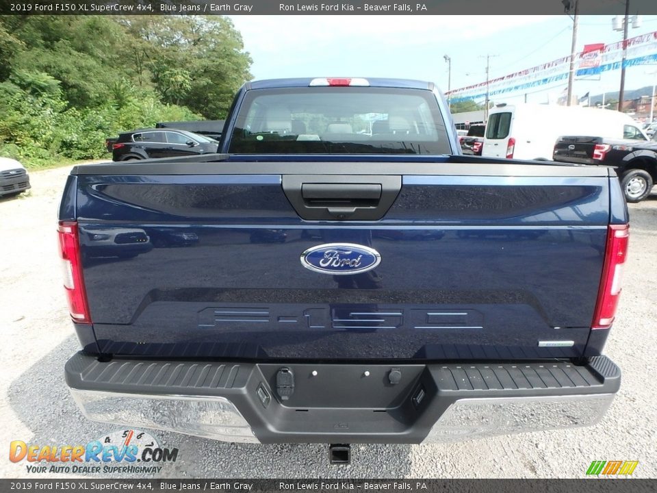 2019 Ford F150 XL SuperCrew 4x4 Blue Jeans / Earth Gray Photo #3