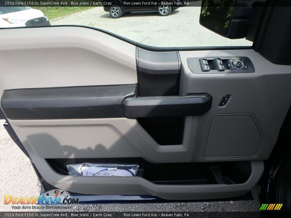 2019 Ford F150 XL SuperCrew 4x4 Blue Jeans / Earth Gray Photo #14
