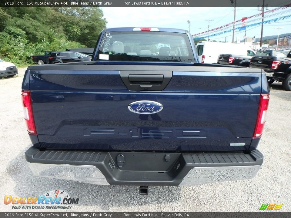 2019 Ford F150 XL SuperCrew 4x4 Blue Jeans / Earth Gray Photo #3