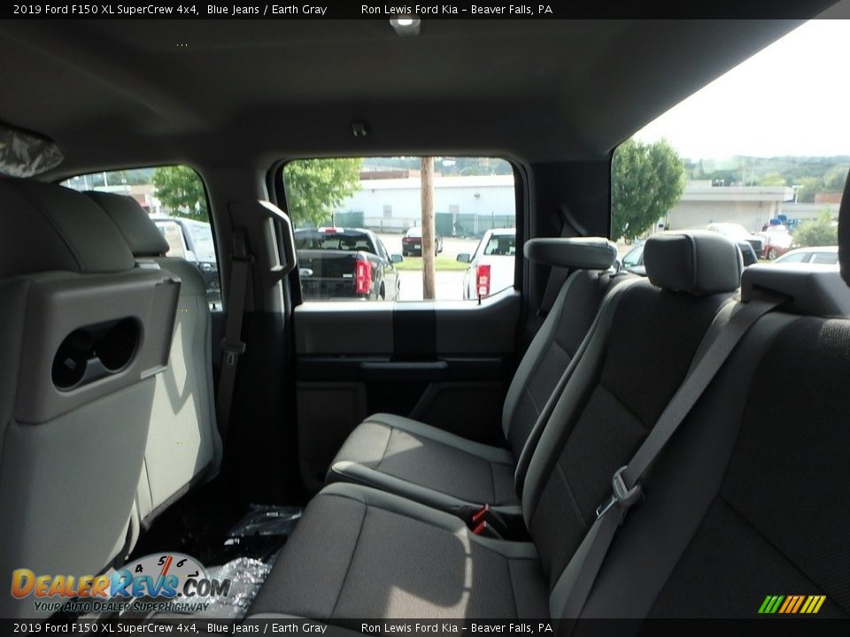 2019 Ford F150 XL SuperCrew 4x4 Blue Jeans / Earth Gray Photo #12