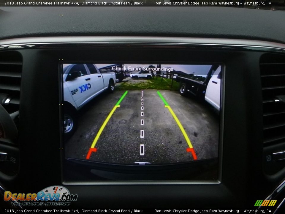 2018 Jeep Grand Cherokee Trailhawk 4x4 Diamond Black Crystal Pearl / Black Photo #19
