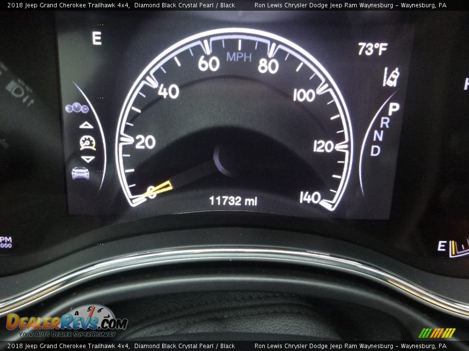 2018 Jeep Grand Cherokee Trailhawk 4x4 Diamond Black Crystal Pearl / Black Photo #20
