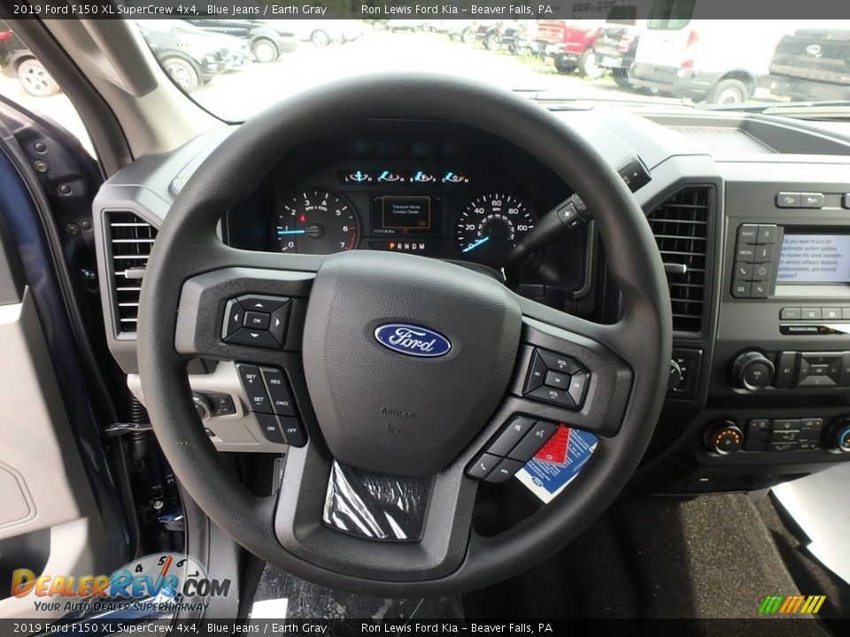 2019 Ford F150 XL SuperCrew 4x4 Blue Jeans / Earth Gray Photo #16