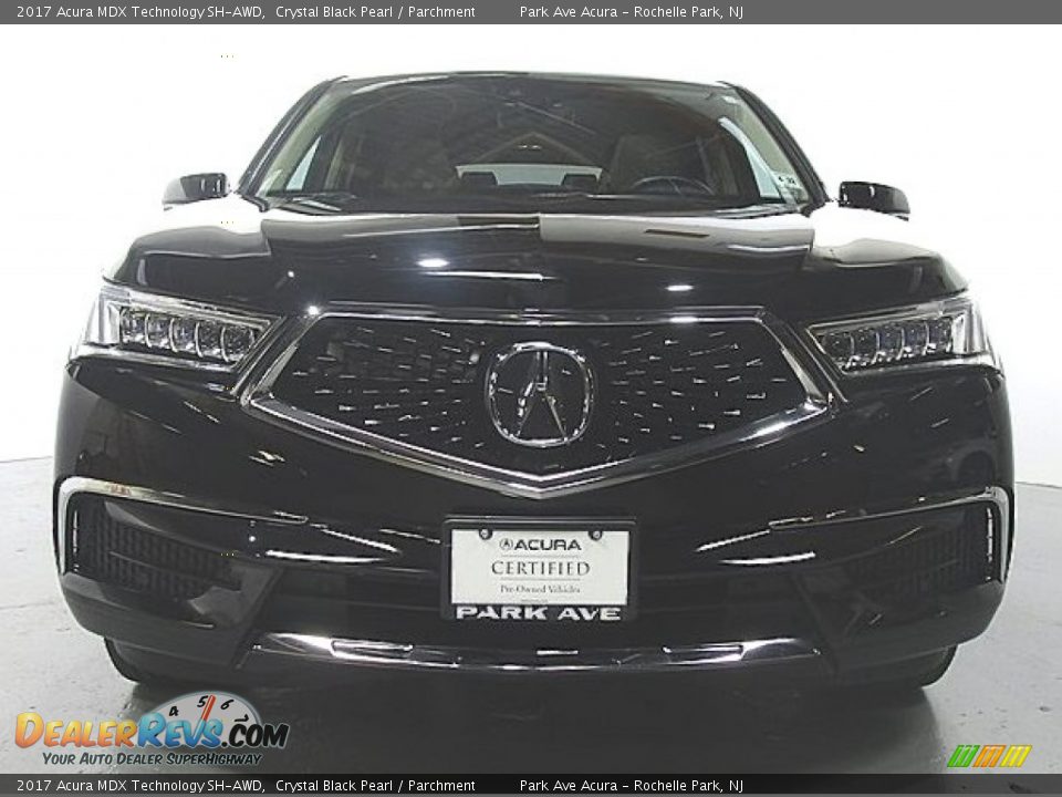 2017 Acura MDX Technology SH-AWD Crystal Black Pearl / Parchment Photo #8