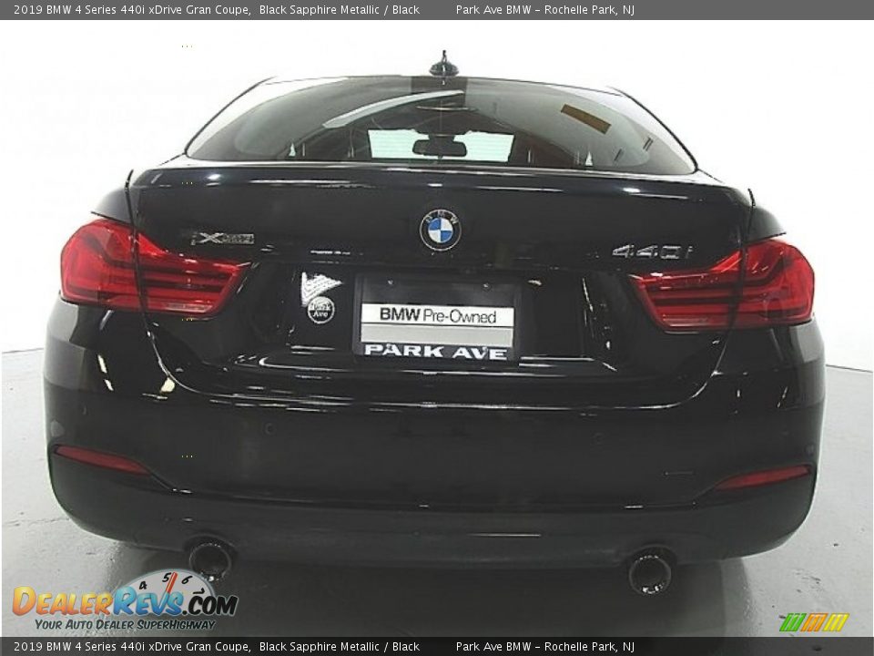 2019 BMW 4 Series 440i xDrive Gran Coupe Black Sapphire Metallic / Black Photo #2