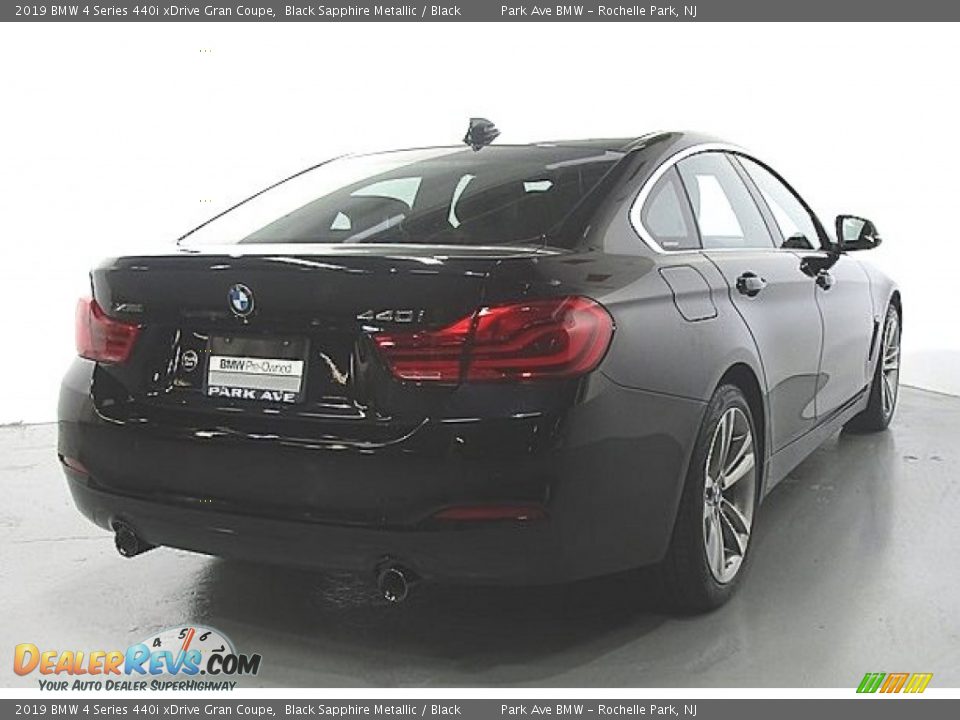 2019 BMW 4 Series 440i xDrive Gran Coupe Black Sapphire Metallic / Black Photo #3