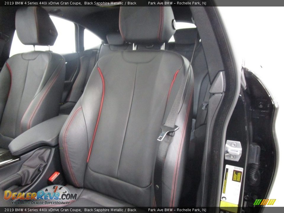 2019 BMW 4 Series 440i xDrive Gran Coupe Black Sapphire Metallic / Black Photo #7