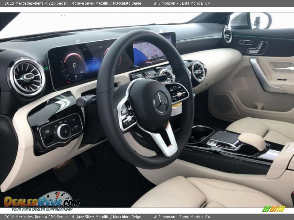2019 Mercedes-Benz A 220 Sedan Mojave Silver Metallic / Macchiato Beige Photo #4