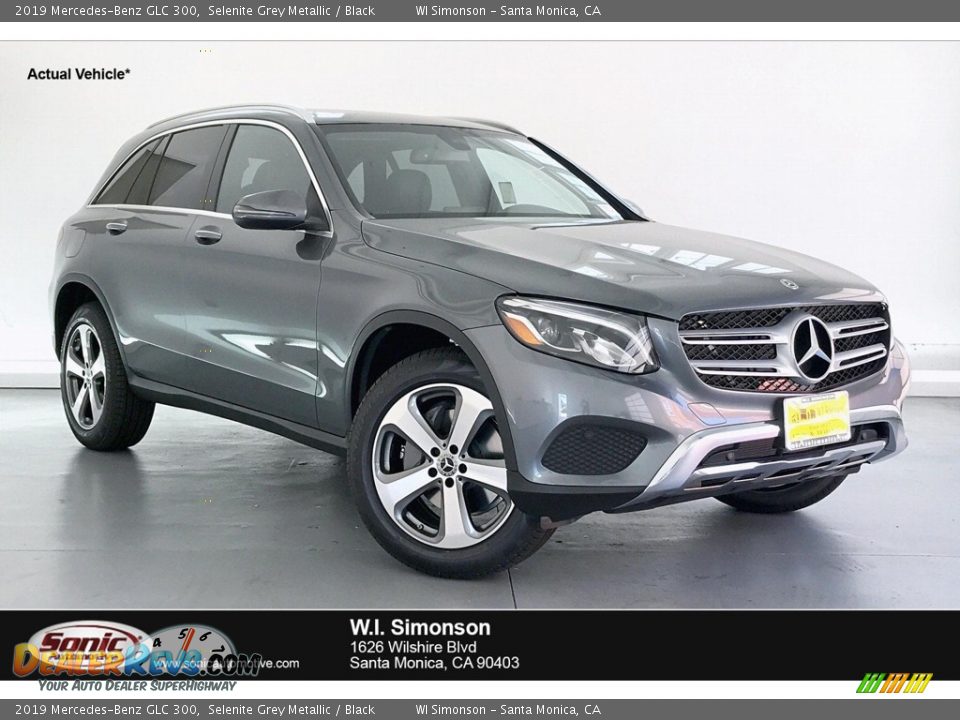 2019 Mercedes-Benz GLC 300 Selenite Grey Metallic / Black Photo #1