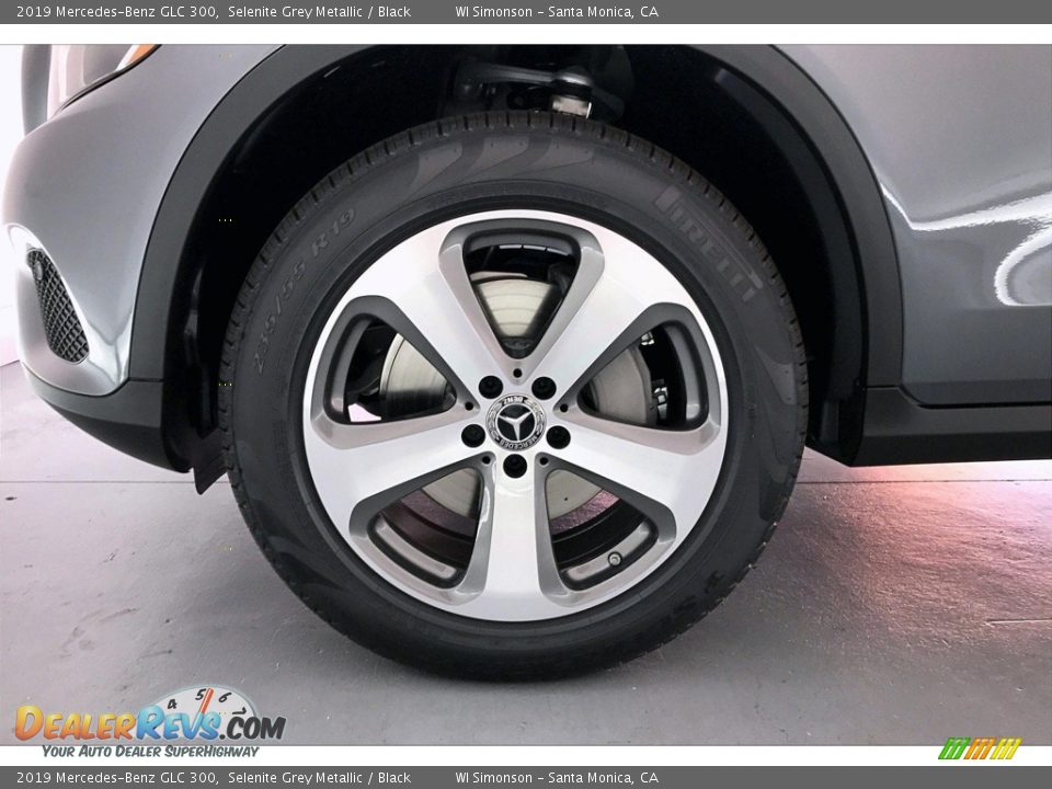 2019 Mercedes-Benz GLC 300 Selenite Grey Metallic / Black Photo #9