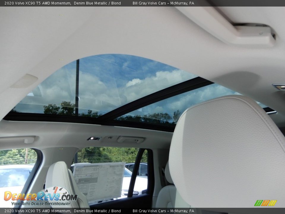Sunroof of 2020 Volvo XC90 T5 AWD Momentum Photo #12
