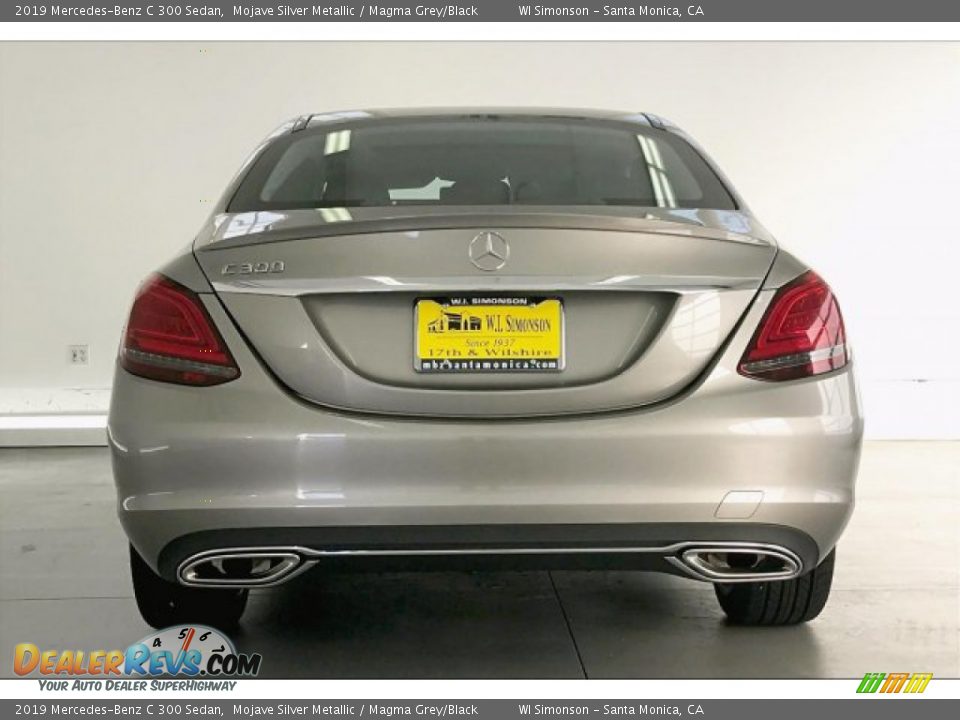 2019 Mercedes-Benz C 300 Sedan Mojave Silver Metallic / Magma Grey/Black Photo #3