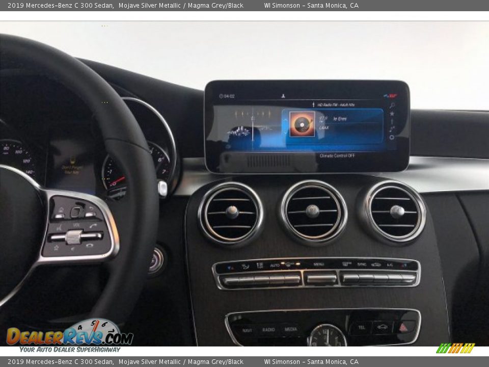2019 Mercedes-Benz C 300 Sedan Mojave Silver Metallic / Magma Grey/Black Photo #6