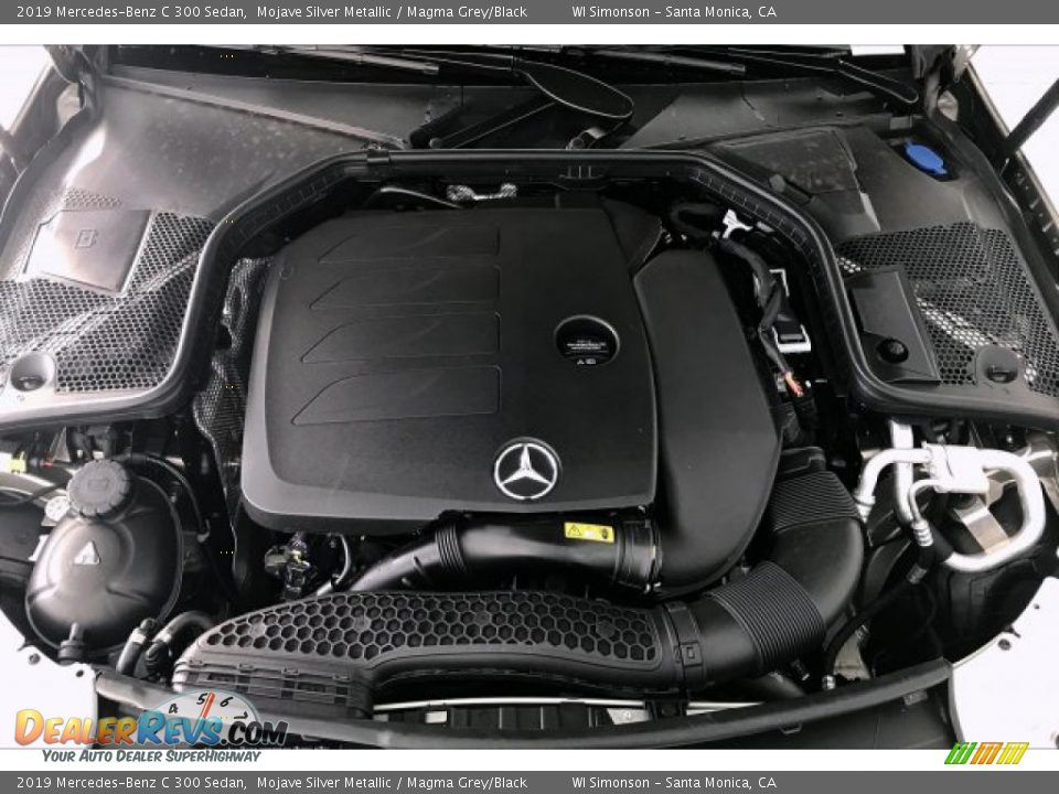 2019 Mercedes-Benz C 300 Sedan Mojave Silver Metallic / Magma Grey/Black Photo #8