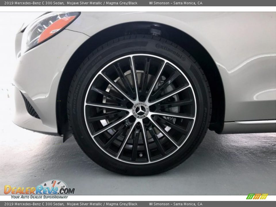 2019 Mercedes-Benz C 300 Sedan Mojave Silver Metallic / Magma Grey/Black Photo #9