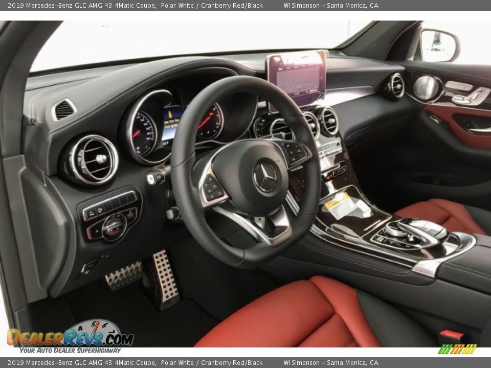 Dashboard of 2019 Mercedes-Benz GLC AMG 43 4Matic Coupe Photo #4