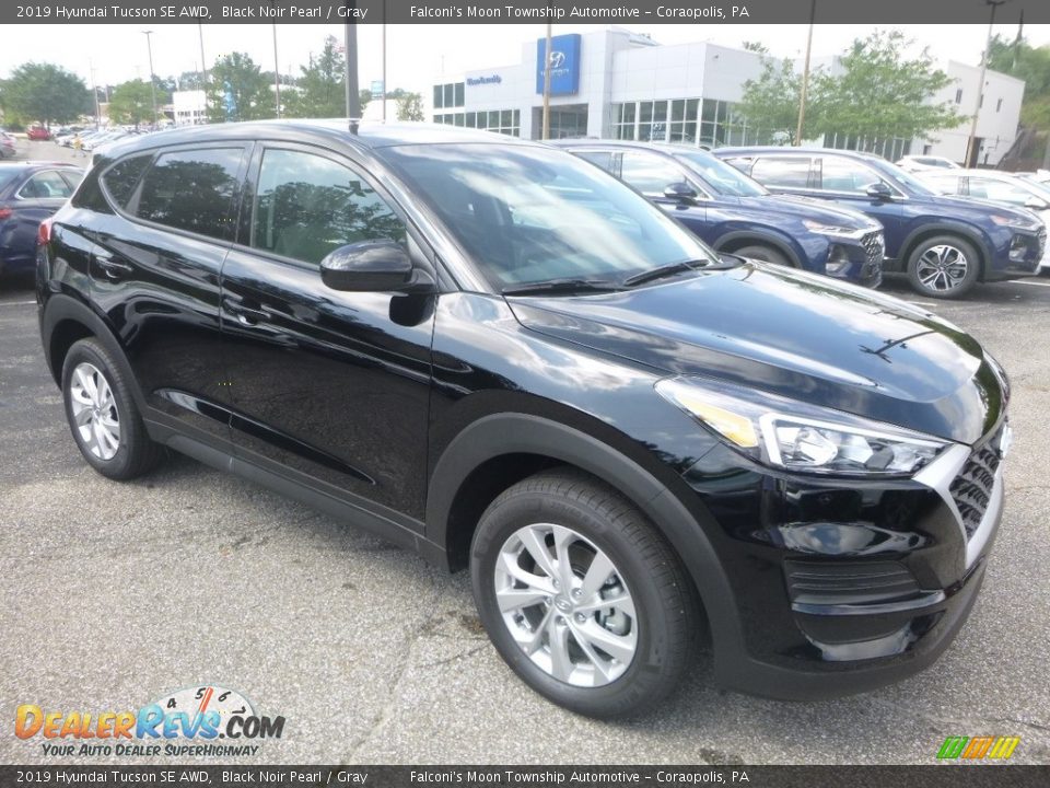 2019 Hyundai Tucson SE AWD Black Noir Pearl / Gray Photo #3