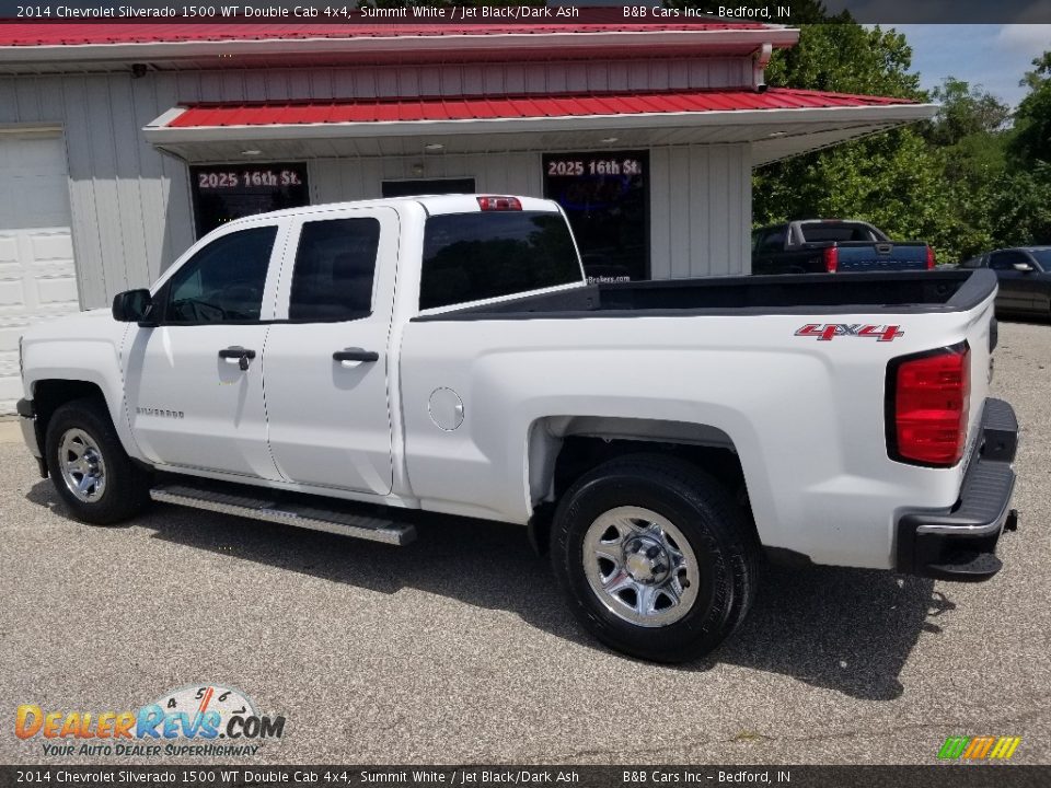 2014 Chevrolet Silverado 1500 WT Double Cab 4x4 Summit White / Jet Black/Dark Ash Photo #2