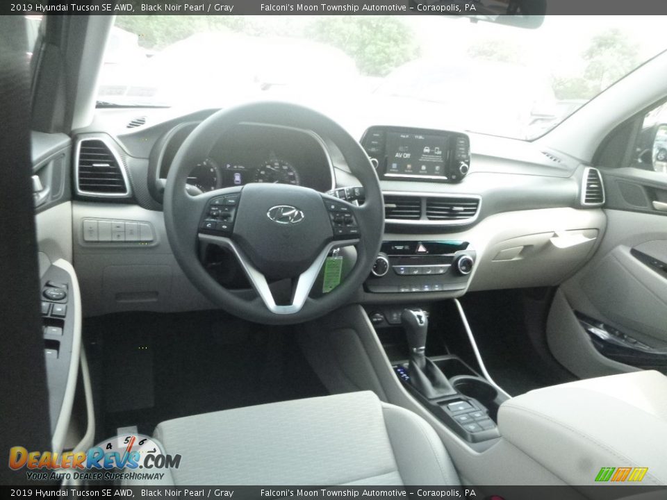 2019 Hyundai Tucson SE AWD Black Noir Pearl / Gray Photo #10