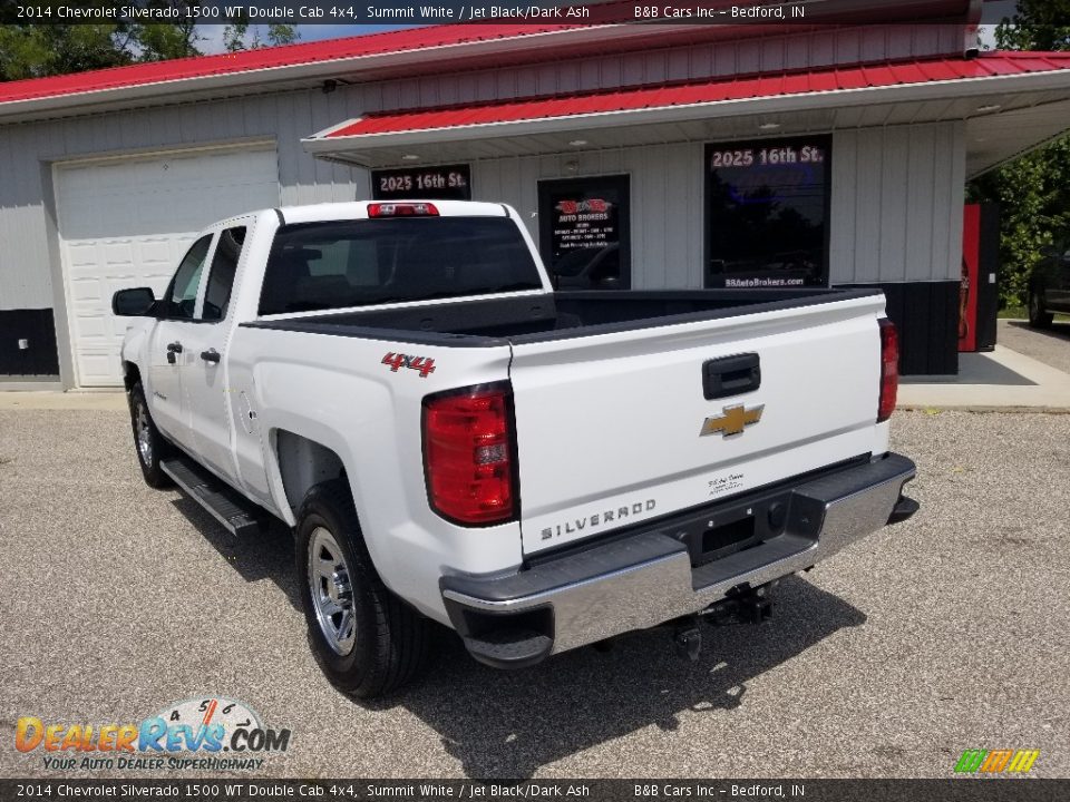 2014 Chevrolet Silverado 1500 WT Double Cab 4x4 Summit White / Jet Black/Dark Ash Photo #3