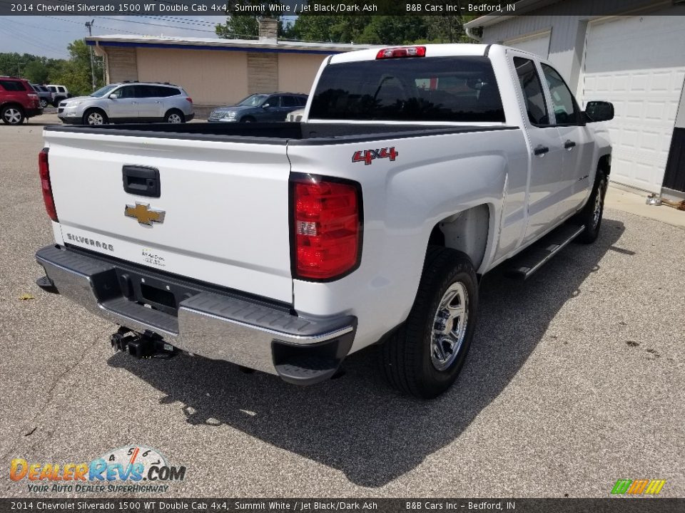 2014 Chevrolet Silverado 1500 WT Double Cab 4x4 Summit White / Jet Black/Dark Ash Photo #5