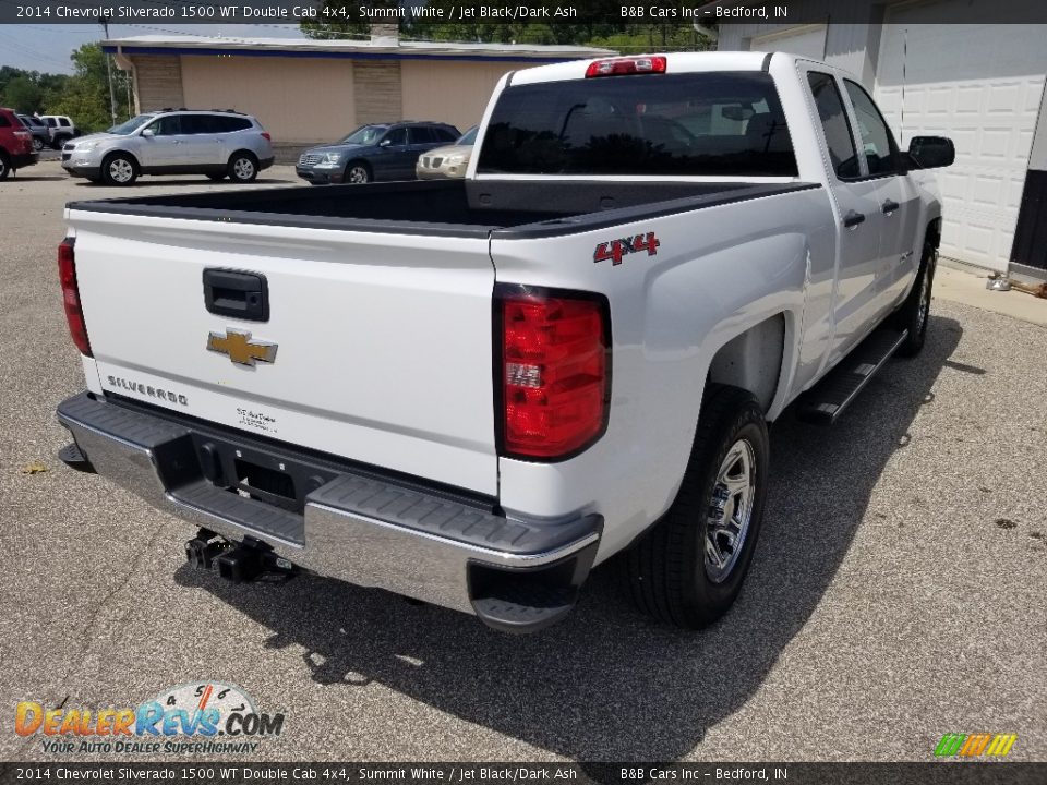 2014 Chevrolet Silverado 1500 WT Double Cab 4x4 Summit White / Jet Black/Dark Ash Photo #7