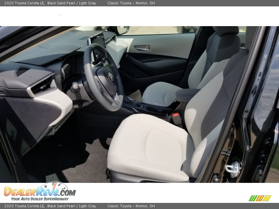 2020 Toyota Corolla LE Black Sand Pearl / Light Gray Photo #2