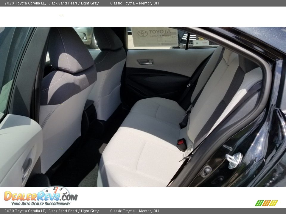 2020 Toyota Corolla LE Black Sand Pearl / Light Gray Photo #3