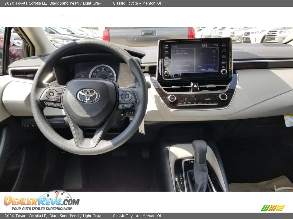 2020 Toyota Corolla LE Black Sand Pearl / Light Gray Photo #4