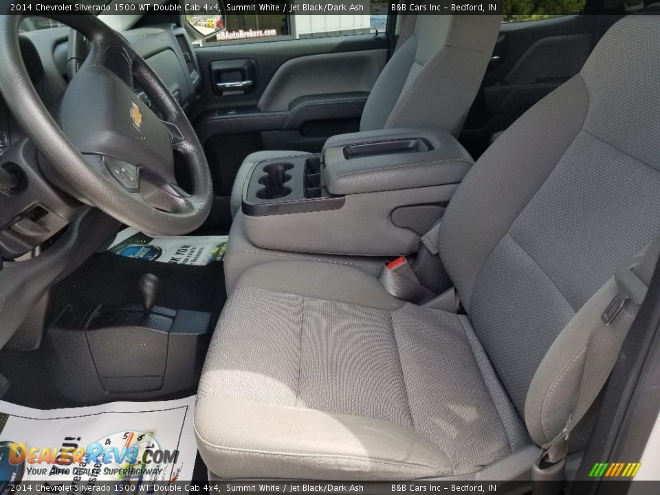 2014 Chevrolet Silverado 1500 WT Double Cab 4x4 Summit White / Jet Black/Dark Ash Photo #15