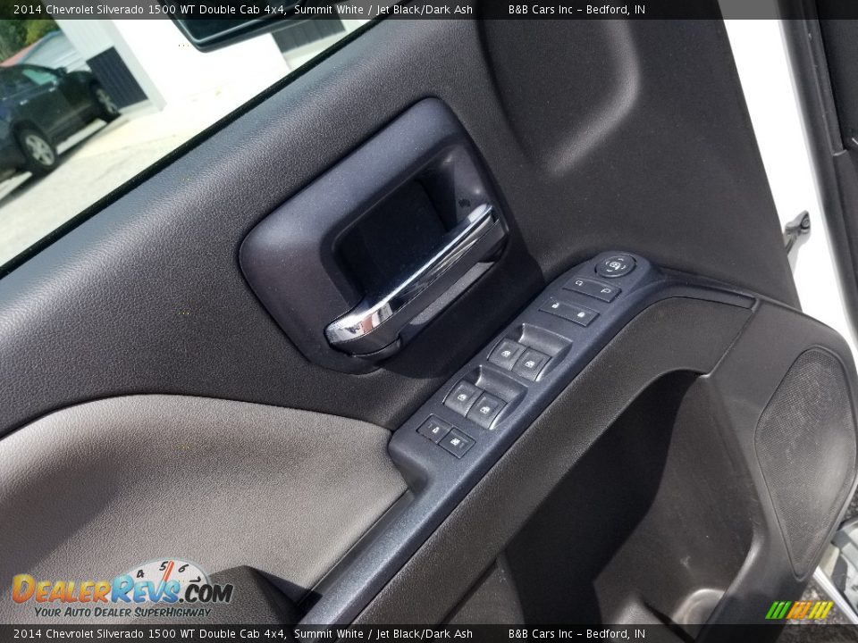 2014 Chevrolet Silverado 1500 WT Double Cab 4x4 Summit White / Jet Black/Dark Ash Photo #16