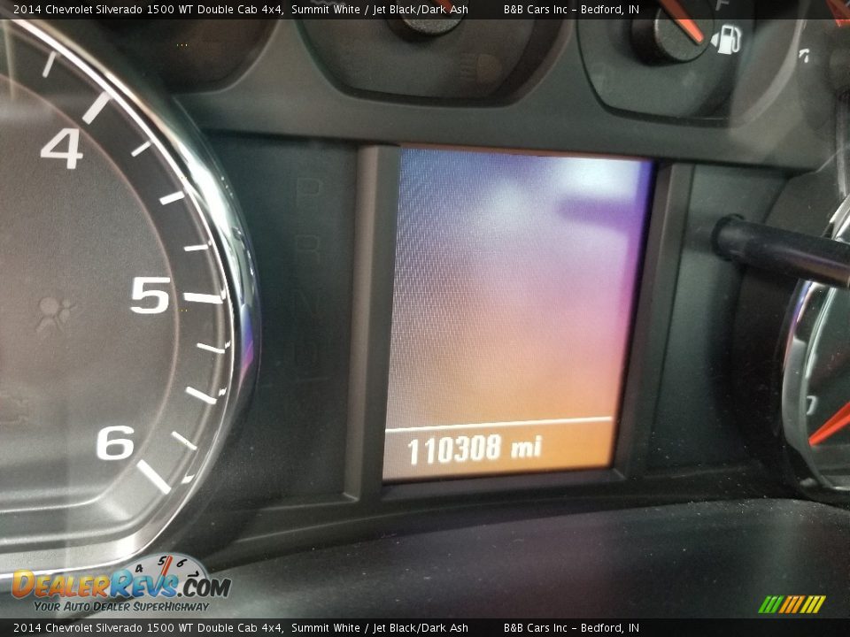 2014 Chevrolet Silverado 1500 WT Double Cab 4x4 Summit White / Jet Black/Dark Ash Photo #17