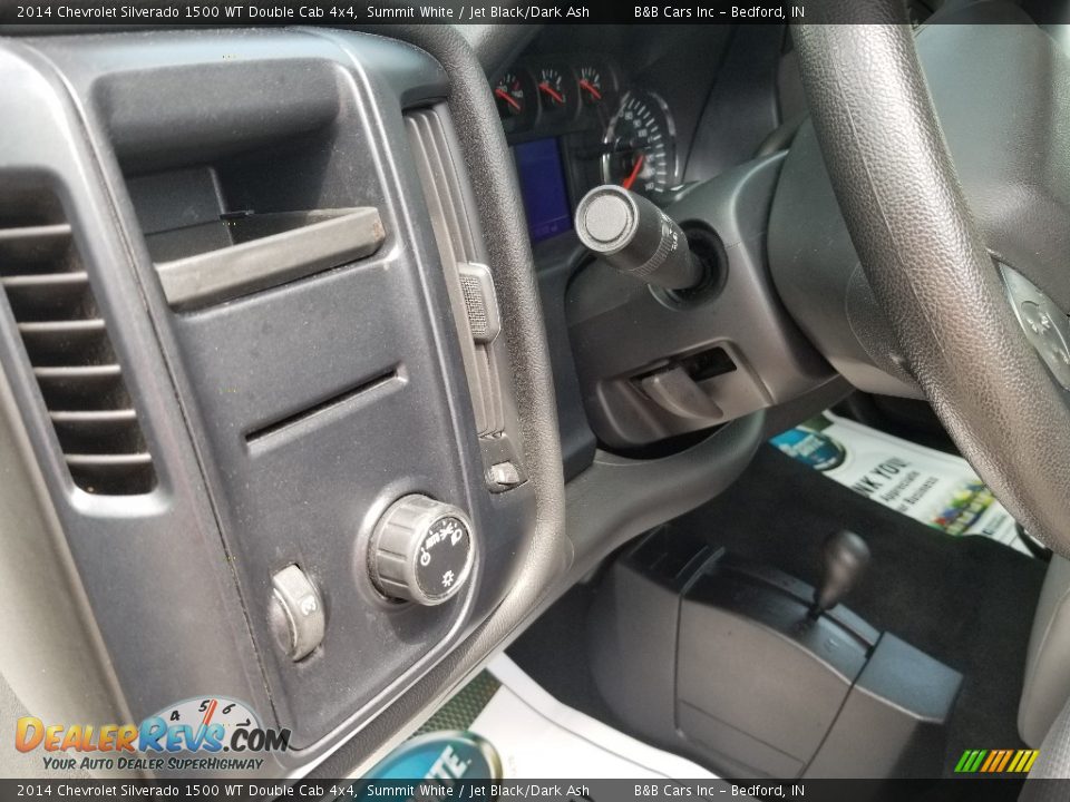 2014 Chevrolet Silverado 1500 WT Double Cab 4x4 Summit White / Jet Black/Dark Ash Photo #18