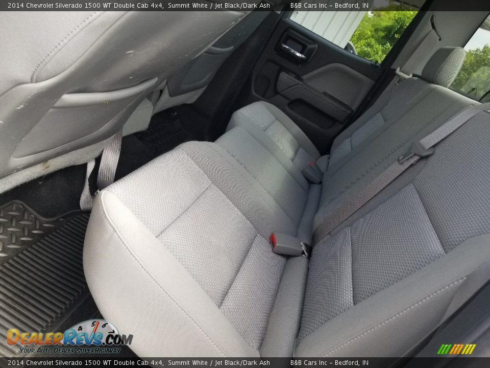 2014 Chevrolet Silverado 1500 WT Double Cab 4x4 Summit White / Jet Black/Dark Ash Photo #22