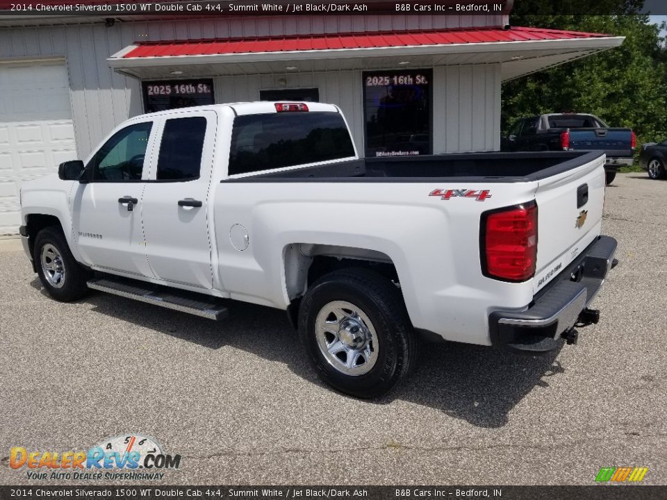 2014 Chevrolet Silverado 1500 WT Double Cab 4x4 Summit White / Jet Black/Dark Ash Photo #33