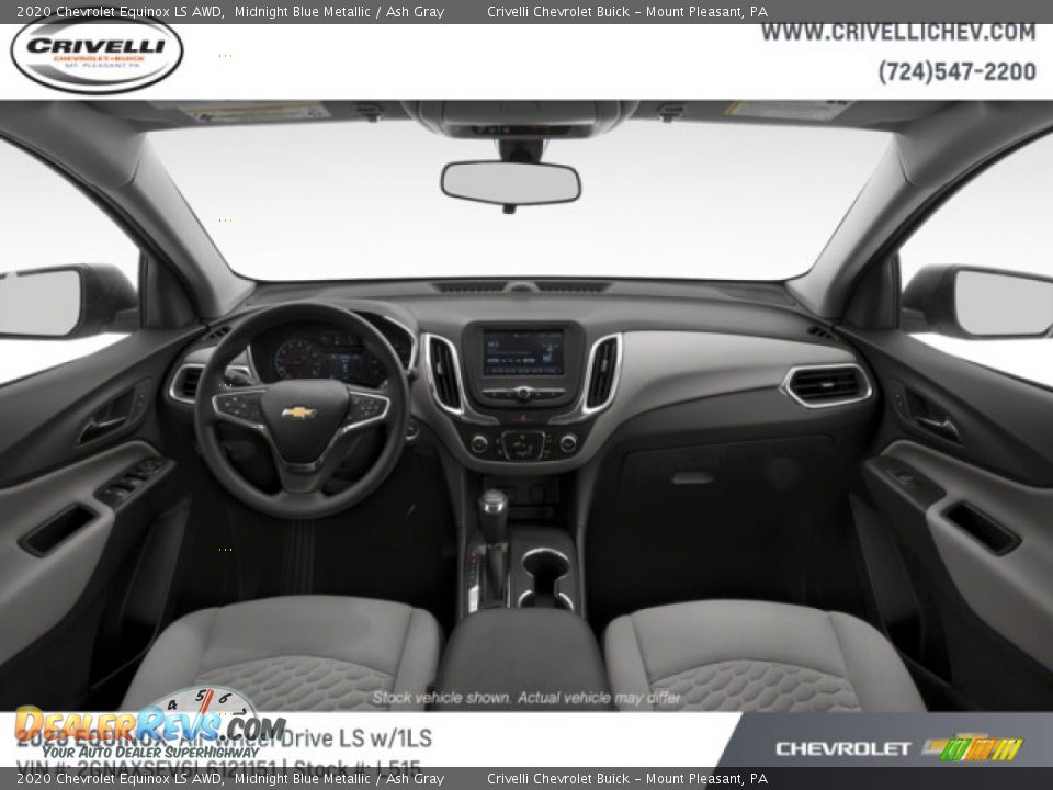 2020 Chevrolet Equinox LS AWD Midnight Blue Metallic / Ash Gray Photo #10
