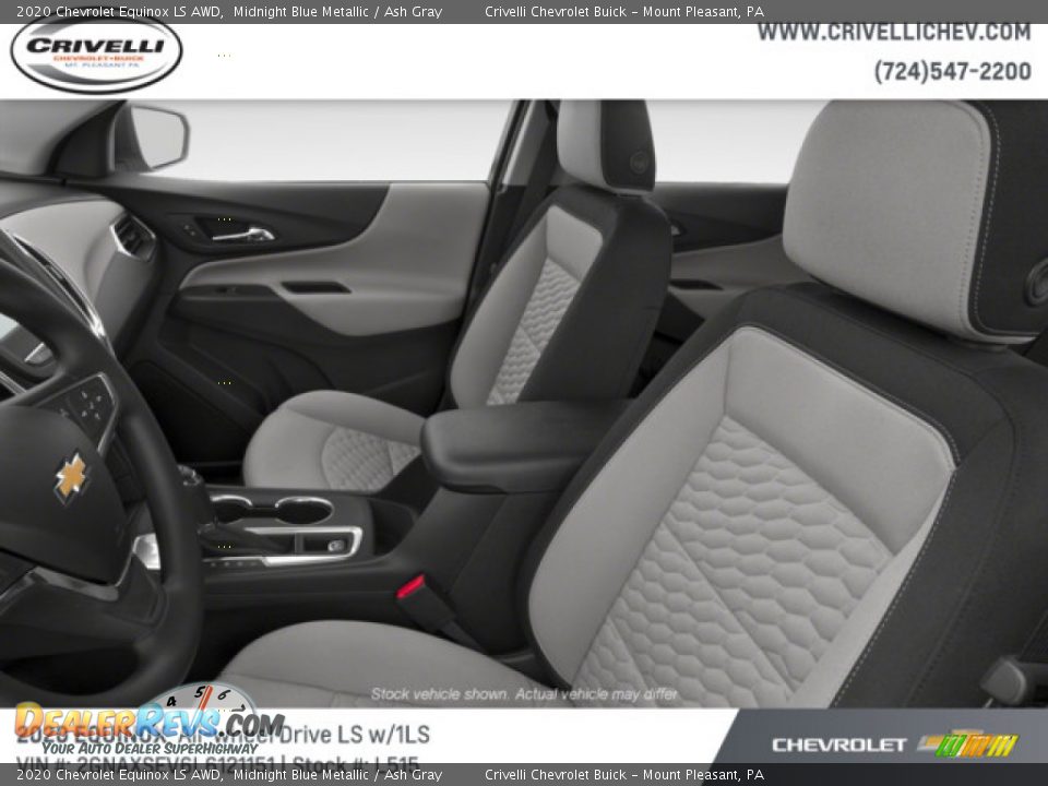 2020 Chevrolet Equinox LS AWD Midnight Blue Metallic / Ash Gray Photo #11