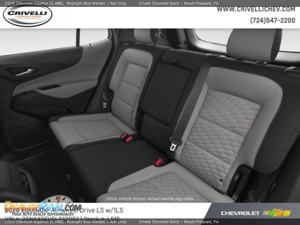 2020 Chevrolet Equinox LS AWD Midnight Blue Metallic / Ash Gray Photo #14
