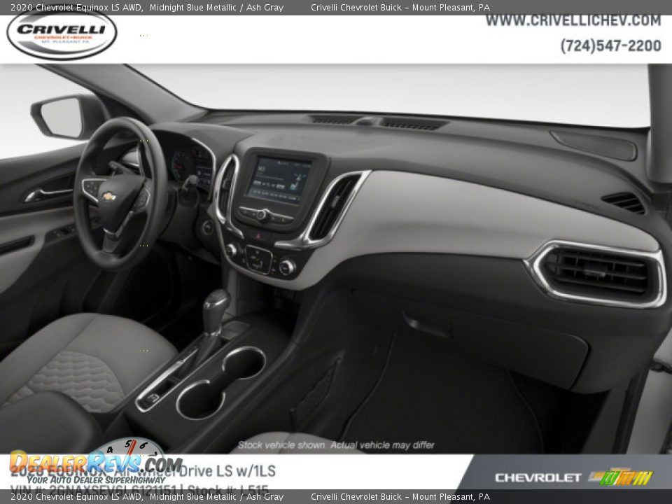 2020 Chevrolet Equinox LS AWD Midnight Blue Metallic / Ash Gray Photo #15