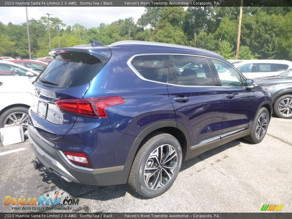 2020 Hyundai Santa Fe Limited 2.0 AWD Stormy Sea / Black Photo #2