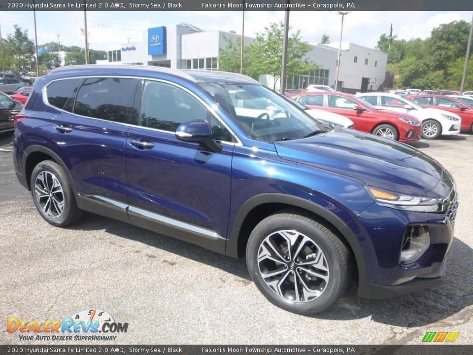 Front 3/4 View of 2020 Hyundai Santa Fe Limited 2.0 AWD Photo #3