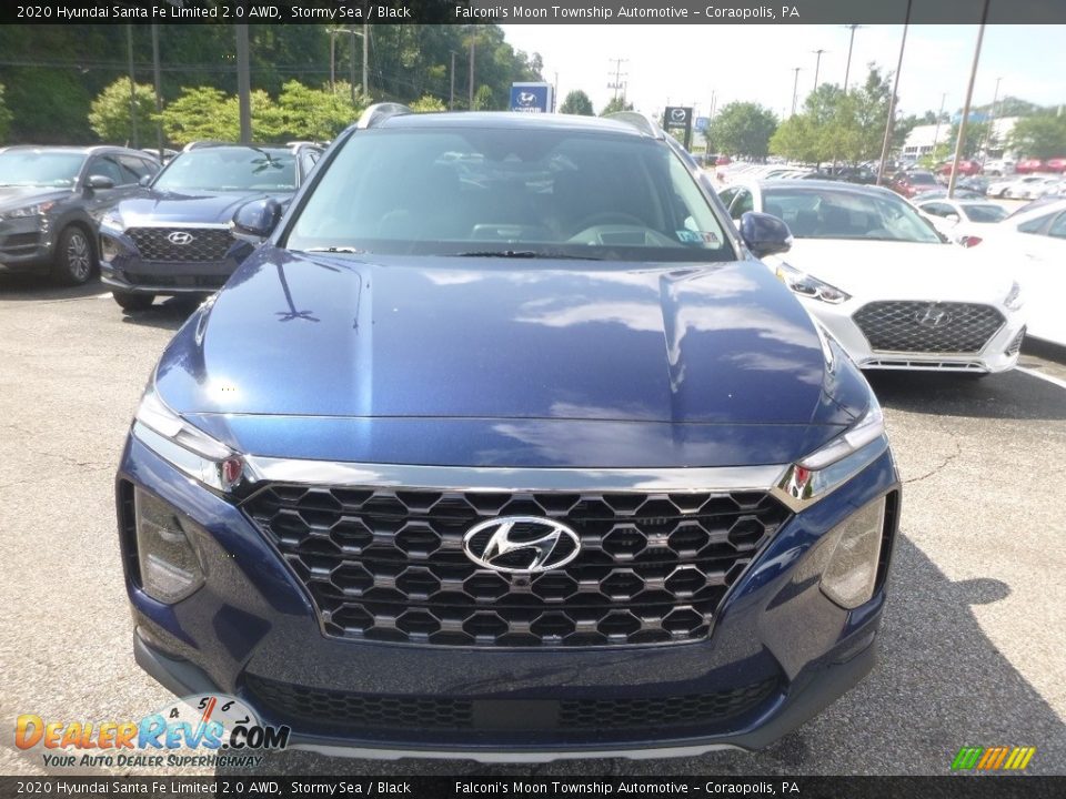 2020 Hyundai Santa Fe Limited 2.0 AWD Stormy Sea / Black Photo #4