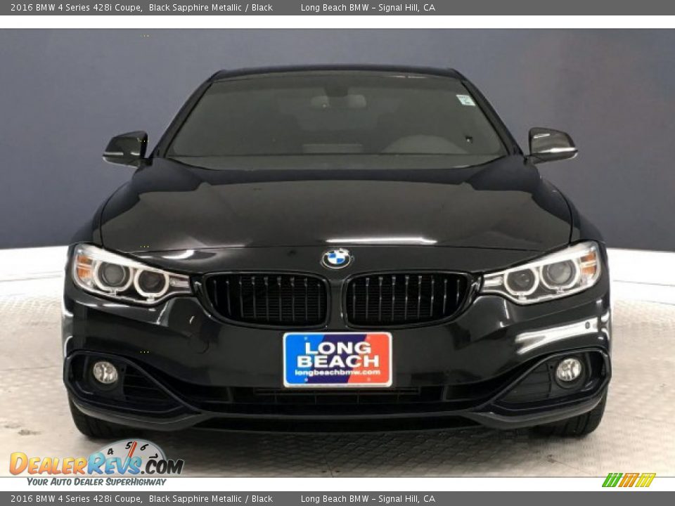 2016 BMW 4 Series 428i Coupe Black Sapphire Metallic / Black Photo #2