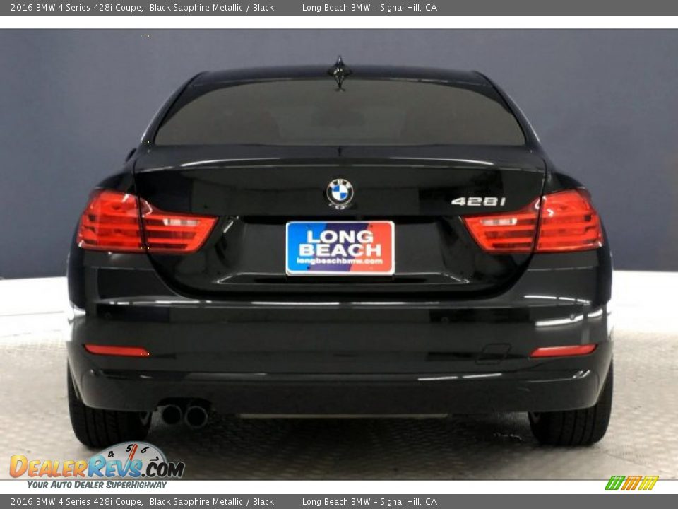 2016 BMW 4 Series 428i Coupe Black Sapphire Metallic / Black Photo #3