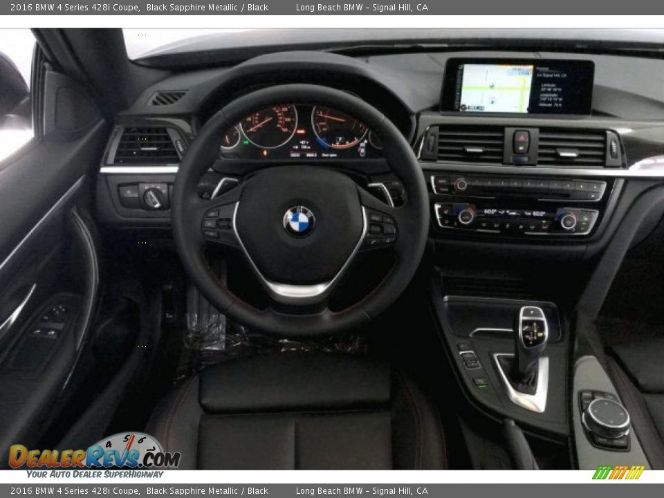 2016 BMW 4 Series 428i Coupe Black Sapphire Metallic / Black Photo #4