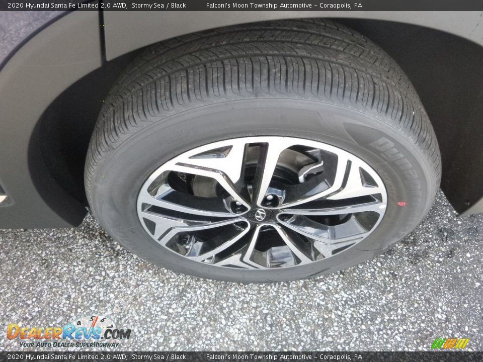 2020 Hyundai Santa Fe Limited 2.0 AWD Stormy Sea / Black Photo #7