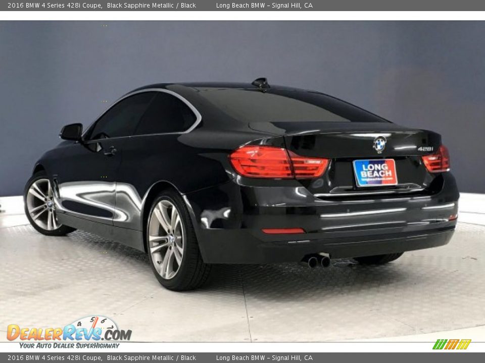 2016 BMW 4 Series 428i Coupe Black Sapphire Metallic / Black Photo #10